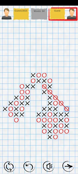 Tic Tac Toe Online: Mega XO МОД/Взлом [Все открыто, Дополнительные деньги и Меню MOD] Screenshot 2