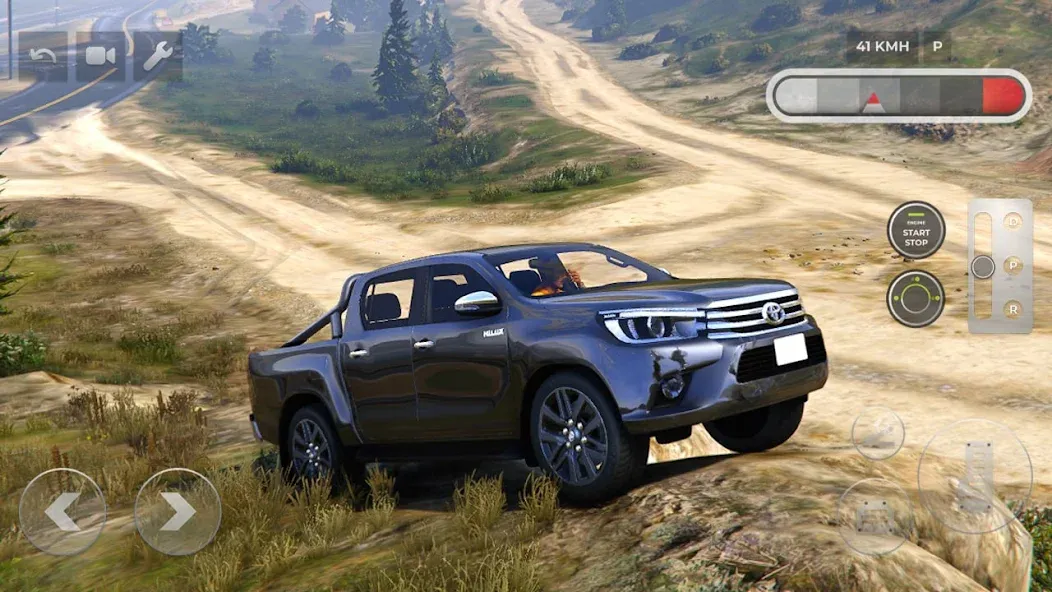 Toyota Hilux 4x4 Mountain Ride (Тойота Хайлюкс 44 Поездка по горам) МОД/Взлом [Много денег, Монет и Все открыто] Screenshot 5
