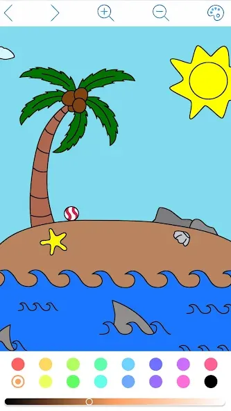My Coloring Book МОД/Взлом [Деньги, Монеты и Меню MOD] Screenshot 3