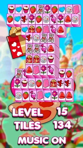 Lovely Mahjong МОД/Взлом [Деньги, Монеты и Меню MOD] Screenshot 2