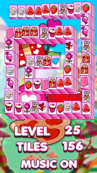 Lovely Mahjong МОД/Взлом [Деньги, Монеты и Меню MOD] Screenshot 4