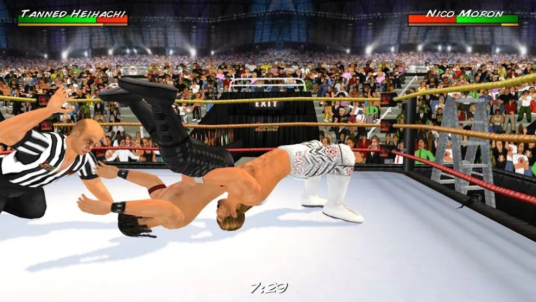 Wrestling Revolution 3D (Реслинг Революшн 3Д) МОД/Взлом [Бесконечные деньги, Монеты и Мега MOD] Screenshot 2