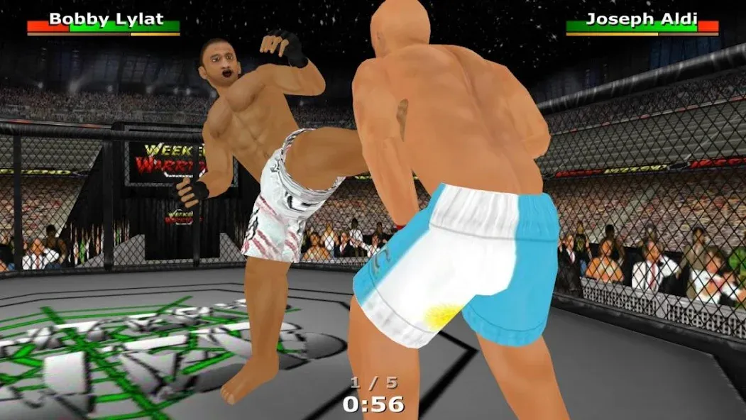Weekend Warriors MMA (Уикенд Воорьорс ММА) МОД/Взлом [Бесконечные деньги, Монеты и Мега MOD] Screenshot 1