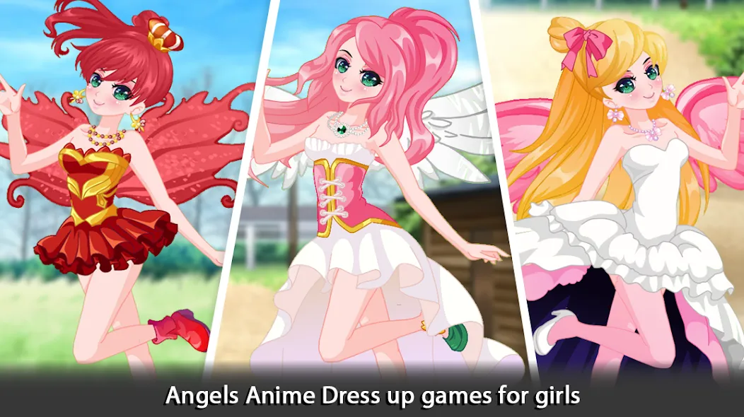 Dress Up Angel Anime Girl Game МОД/Взлом [Деньги, Монеты и Меню MOD] Screenshot 5