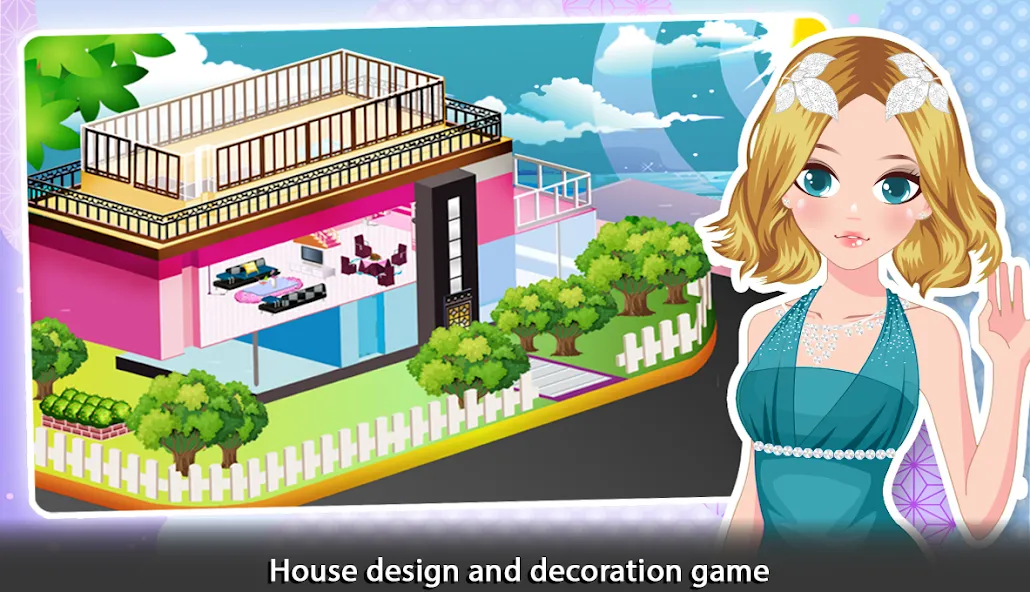Girl Doll House - Room Design МОД/Взлом [Все открыто, Дополнительные деньги и Меню MOD] Screenshot 1