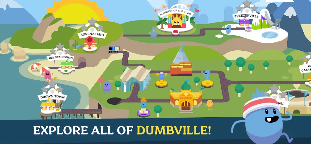 Dumb Ways to Die 2: The Games (Дамб Вэйс ту Дай 2) МОД/Взлом [Бесконечные деньги, Монеты и Мега MOD] Screenshot 1