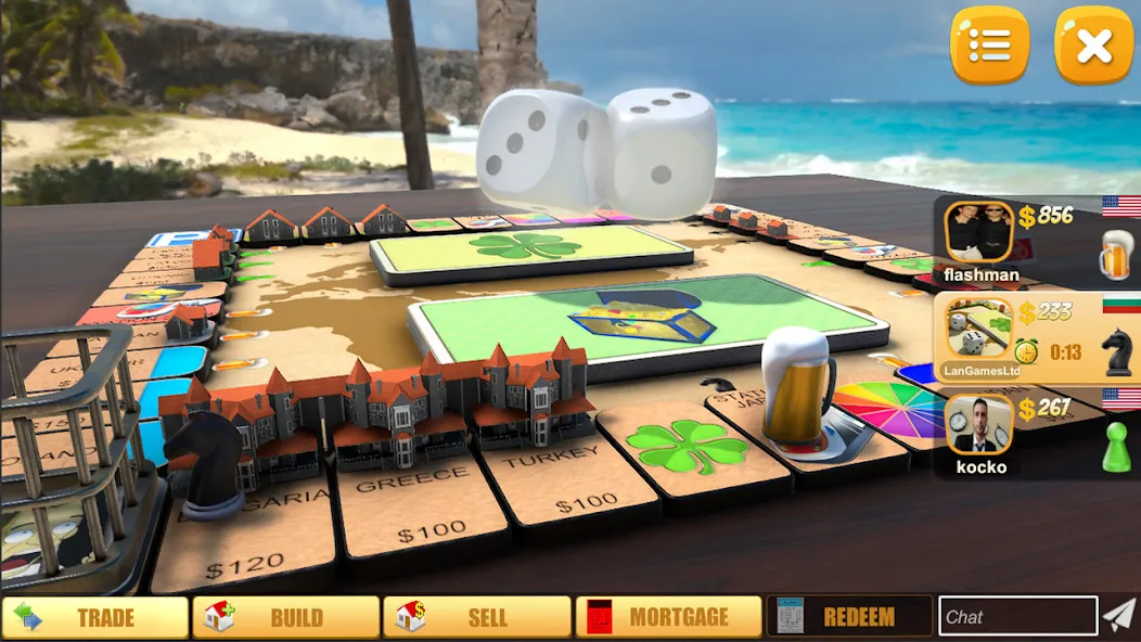 Rento - Dice Board Game Online МОД/Взлом [Деньги, Монеты и Меню MOD] Screenshot 1