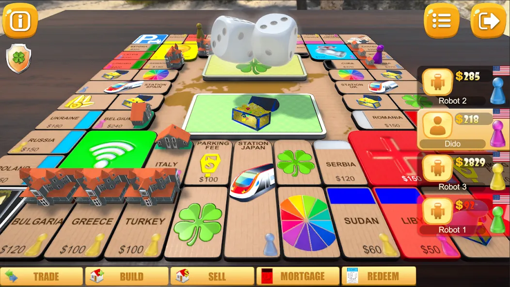 Rento - Dice Board Game Online МОД/Взлом [Деньги, Монеты и Меню MOD] Screenshot 5