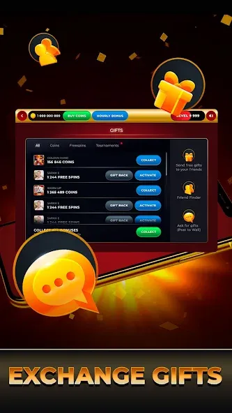Clickfun: Casino Slots (Кликфан) МОД/Взлом [Все открыто, Дополнительные деньги и Меню MOD] Screenshot 4