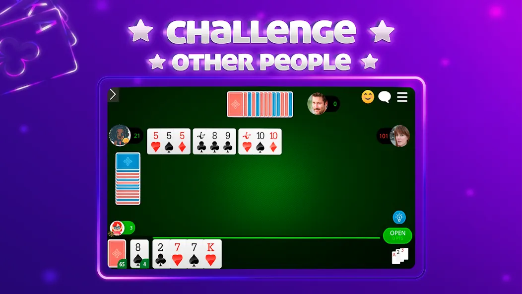 Scala 40 Online - Card Game (Скала 40 Онлайн) МОД/Взлом [Много монет, Открытые уровни и Мега MOD] Screenshot 2