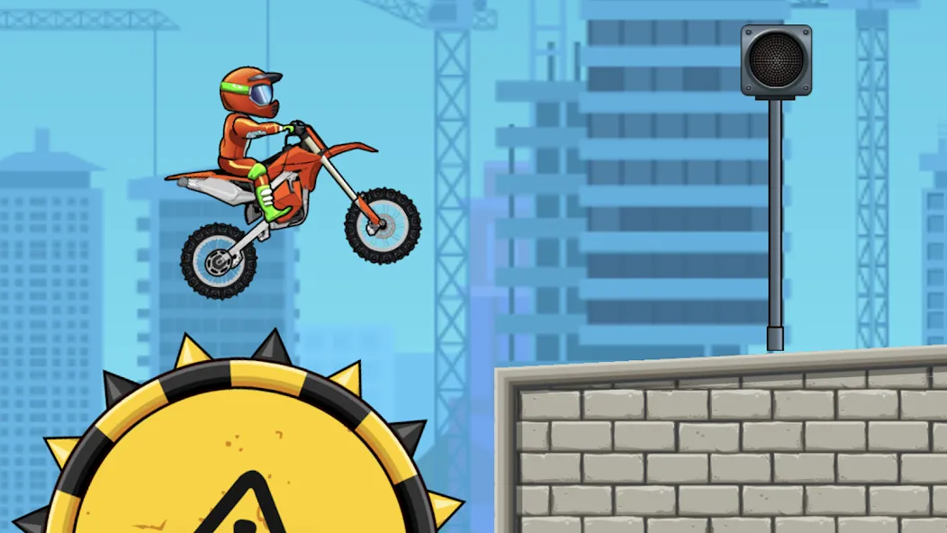 Moto X3M Bike Race Game (Мото 3М Игра на мотоциклах) МОД/Взлом [Много монет, Открытые уровни и Мега MOD] Screenshot 1