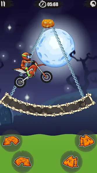 Moto X3M Bike Race Game (Мото 3М Игра на мотоциклах) МОД/Взлом [Много монет, Открытые уровни и Мега MOD] Screenshot 4