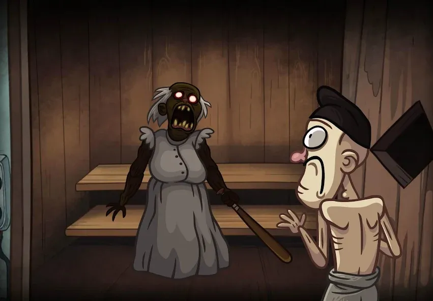 Troll Face Quest: Horror 3 (Тролл Фейс Квест) МОД/Взлом [Деньги, Монеты и Меню MOD] Screenshot 2