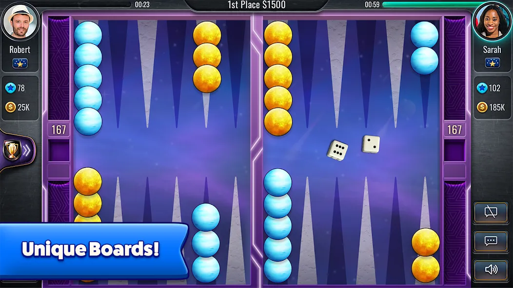 Backgammon - Lord of the Board (Бэкгаммон) МОД/Взлом [Бесконечные деньги, Монеты и Мега MOD] Screenshot 2