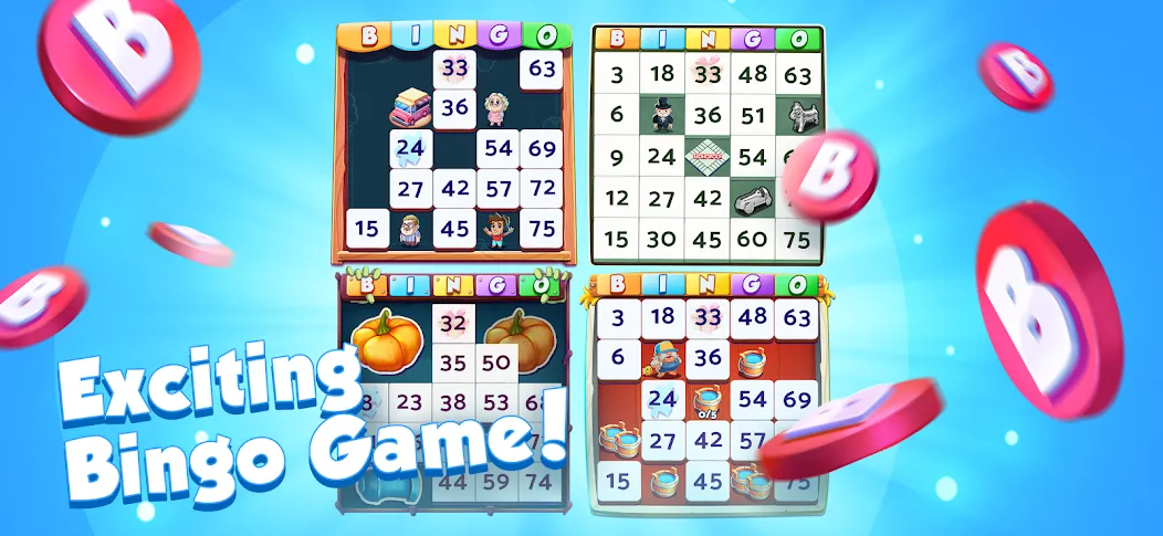 Bingo Bash: Live Bingo Games (Бинго Баш) МОД/Взлом [Много монет, Открытые уровни и Мега MOD] Screenshot 1
