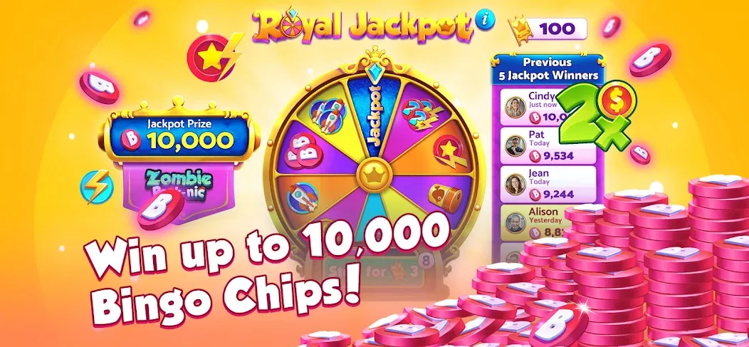 Bingo Bash: Live Bingo Games (Бинго Баш) МОД/Взлом [Много монет, Открытые уровни и Мега MOD] Screenshot 4