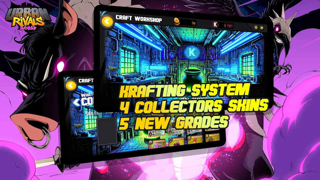 Urban Rivals (Урбан Ривалс ВОРЛД) МОД/Взлом [Много монет, Открытые уровни и Мега MOD] Screenshot 2