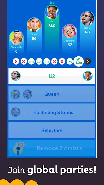 SongPop Classic: Music Trivia (СонгПоп Классик) МОД/Взлом [Меню, Бесконечные монеты и Открытые уровни] Screenshot 4