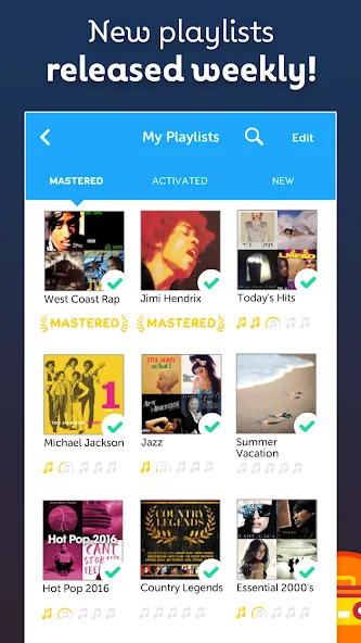 SongPop Classic: Music Trivia (СонгПоп Классик) МОД/Взлом [Меню, Бесконечные монеты и Открытые уровни] Screenshot 5