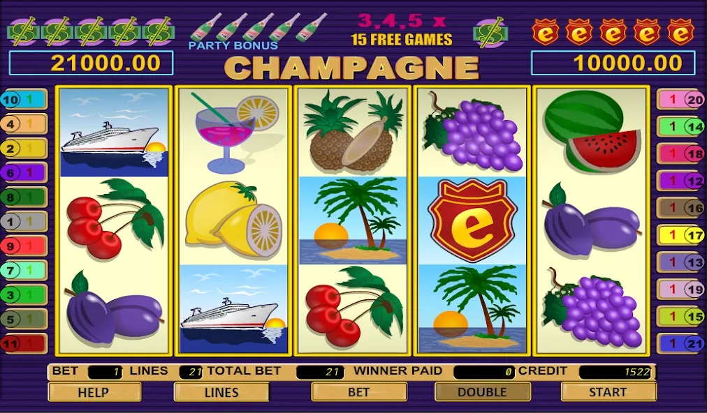 Champagne Slot (Шампанское Слот) МОД/Взлом [Много денег, Монет и Все открыто] Screenshot 1