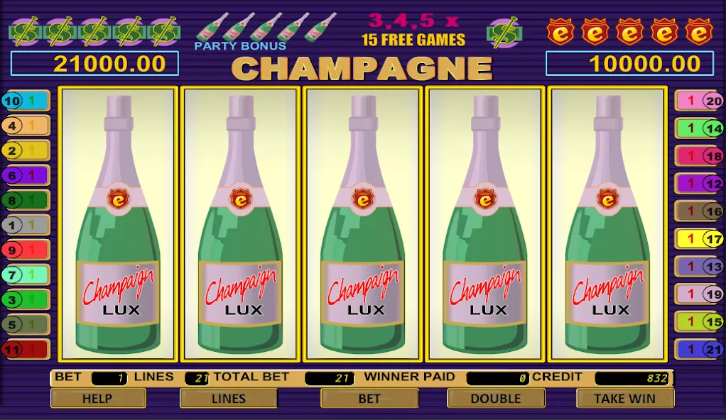 Champagne Slot (Шампанское Слот) МОД/Взлом [Много денег, Монет и Все открыто] Screenshot 2