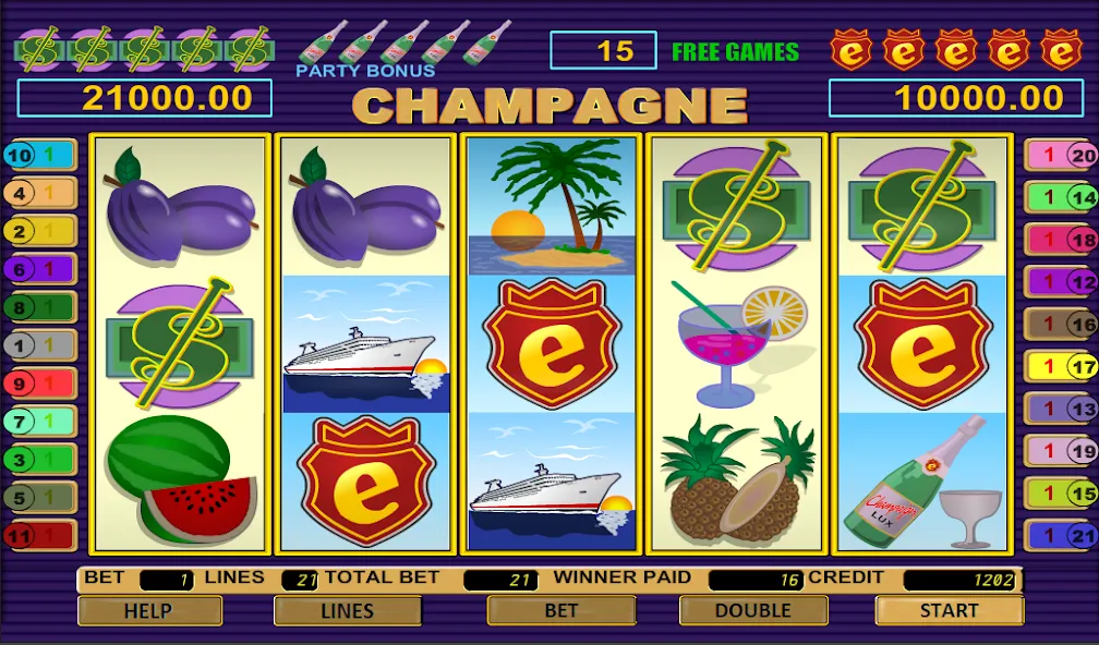Champagne Slot (Шампанское Слот) МОД/Взлом [Много денег, Монет и Все открыто] Screenshot 4