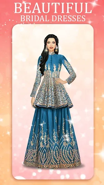 Indian Fashion Dressup Stylist МОД/Взлом [Деньги, Монеты и Меню MOD] Screenshot 1