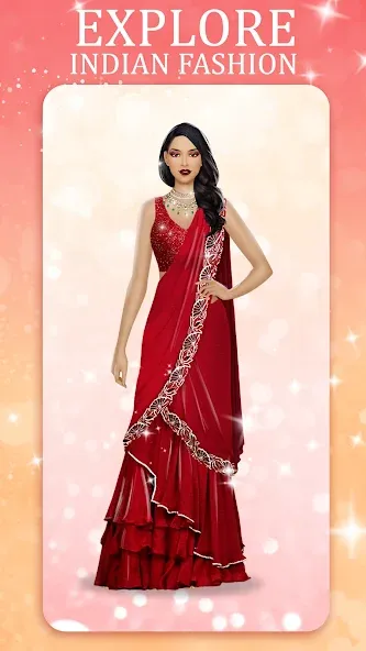 Indian Fashion Dressup Stylist МОД/Взлом [Деньги, Монеты и Меню MOD] Screenshot 3