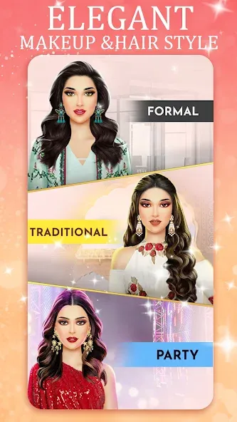 Indian Fashion Dressup Stylist МОД/Взлом [Деньги, Монеты и Меню MOD] Screenshot 5