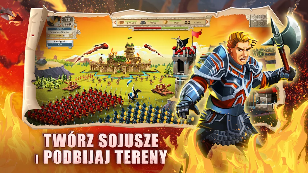 Empire: Four Kingdoms (PL) (Импайр) МОД/Взлом [Много монет, Открытые уровни и Мега MOD] Screenshot 3