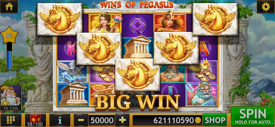 Slots of Luck: Vegas Casino (Слоты удачи) МОД/Взлом [Деньги, Монеты и Меню MOD] Screenshot 1