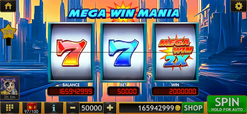 Slots of Luck: Vegas Casino (Слоты удачи) МОД/Взлом [Деньги, Монеты и Меню MOD] Screenshot 5