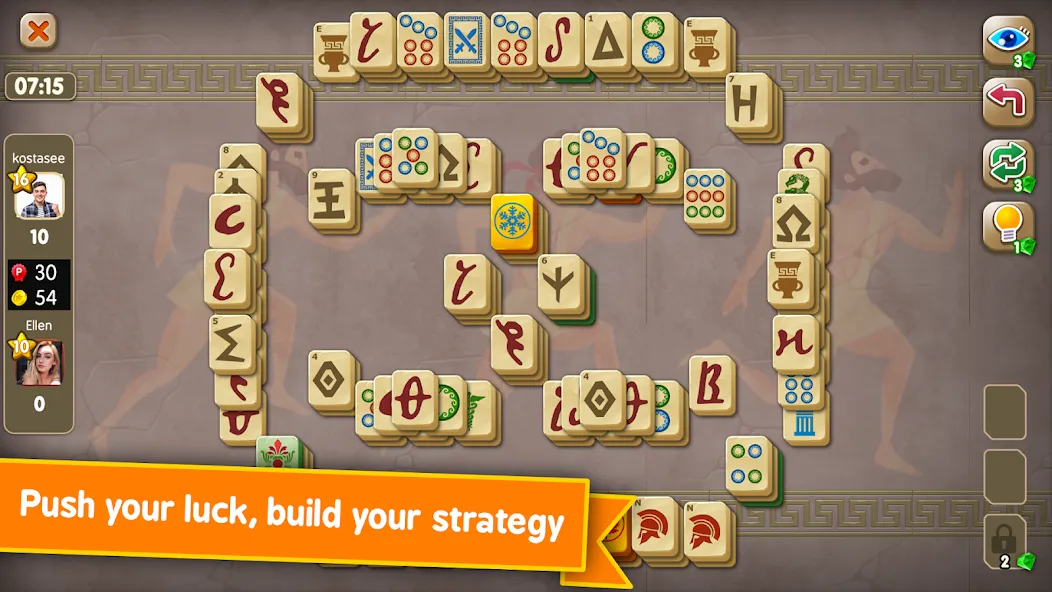 Mahjong Duels (Маджонг Дуэли) МОД/Взлом [Все открыто, Дополнительные деньги и Меню MOD] Screenshot 4