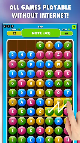 Word Games 101-in-1 (Уорд Геймс 100) МОД/Взлом [Бесконечные деньги, Монеты и Мега MOD] Screenshot 3