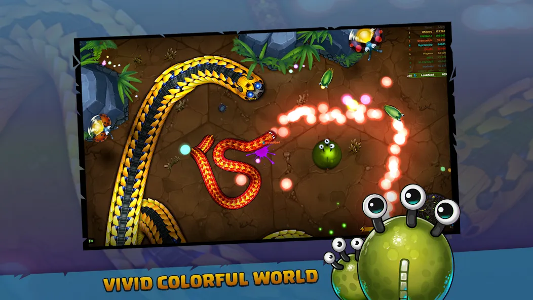 Little Big Snake (Литл Биг Снейк) МОД/Взлом [Бесконечные деньги, Монеты и Мега MOD] Screenshot 1