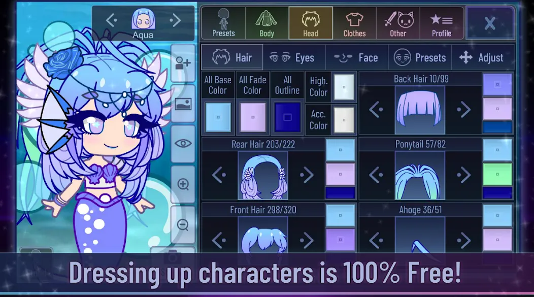 Gacha Club (Гача Клуб) МОД/Взлом [Меню, Бесконечные монеты и Открытые уровни] Screenshot 3