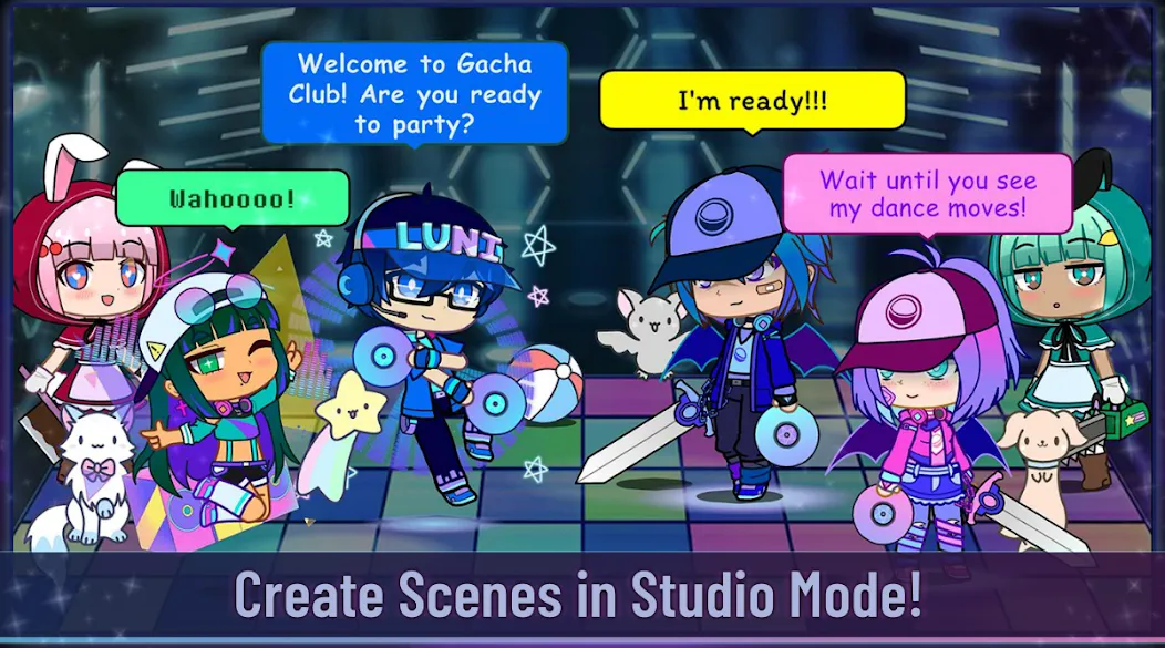 Gacha Club (Гача Клуб) МОД/Взлом [Меню, Бесконечные монеты и Открытые уровни] Screenshot 4