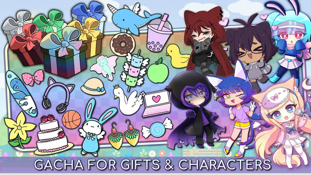 Gacha Life (Гача Лайф) МОД/Взлом [Много денег, Монет и Все открыто] Screenshot 2