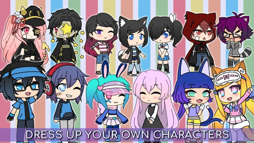 Gacha Life (Гача Лайф) МОД/Взлом [Много денег, Монет и Все открыто] Screenshot 3