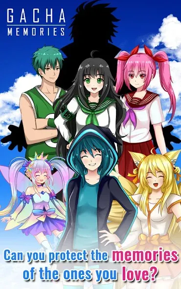 Gacha Memories - Anime Visual (Гача Мемориз) МОД/Взлом [Бесконечные деньги, Монеты и Мега MOD] Screenshot 1