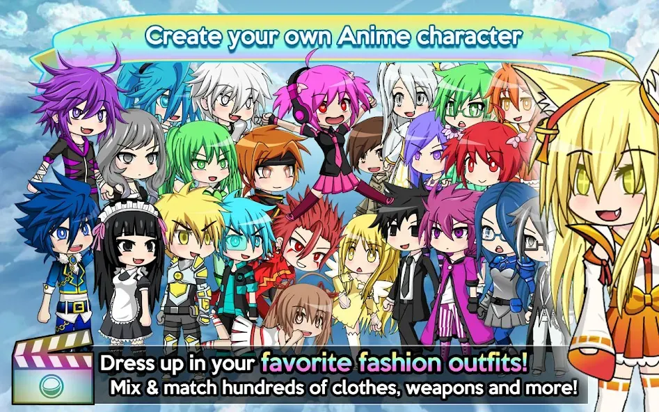 Gacha Studio (Anime Dress Up) (Гача Студио) МОД/Взлом [Деньги, Монеты и Меню MOD] Screenshot 2