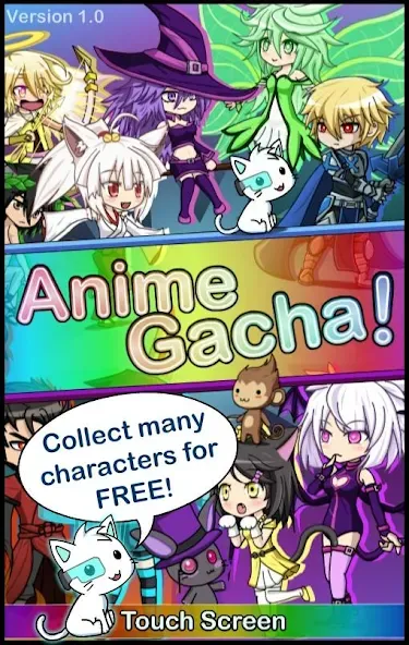 Anime Gacha! (Simulator & RPG) МОД/Взлом [Все открыто, Дополнительные деньги и Меню MOD] Screenshot 1