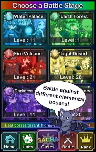 Anime Gacha! (Simulator & RPG) МОД/Взлом [Все открыто, Дополнительные деньги и Меню MOD] Screenshot 5