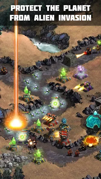 Ancient Planet Tower Defense (Эншент Планет Тауэр Дефенс) МОД/Взлом [Бесконечные деньги, Монеты и Мега MOD] Screenshot 1