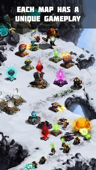 Ancient Planet Tower Defense (Эншент Планет Тауэр Дефенс) МОД/Взлом [Бесконечные деньги, Монеты и Мега MOD] Screenshot 2