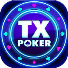 Скачать Взломанная TX Poker - Texas Holdem Poker на Андроид (Бесконечные фишки)