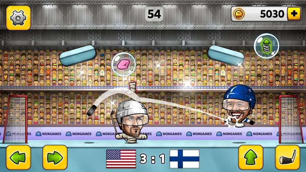 Puppet Hockey: Pond Head МОД/Взлом [Бесконечные деньги, Монеты и Мега MOD] Screenshot 2