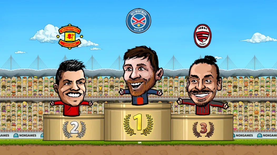 Puppet Soccer: Champs League (Паппет Соккер) МОД/Взлом [Много монет, Открытые уровни и Мега MOD] Screenshot 4