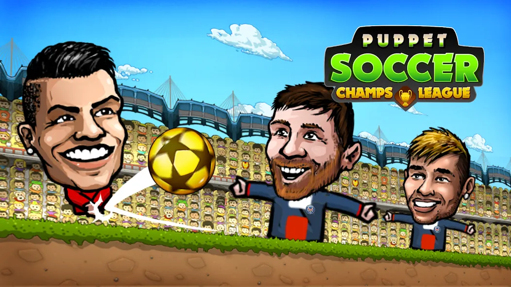 Puppet Soccer: Champs League (Паппет Соккер) МОД/Взлом [Много монет, Открытые уровни и Мега MOD] Screenshot 5