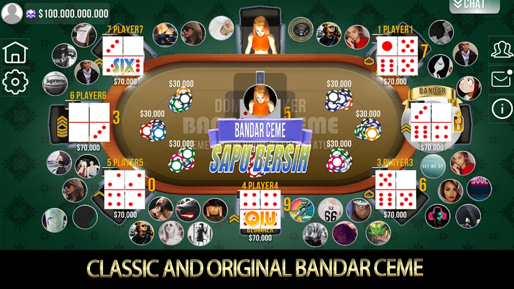 Domino Poker QiuQiu Gaple (Домино Покер ЧиЧи Гапле) МОД/Взлом [Бесконечные деньги, Монеты и Мега MOD] Screenshot 4